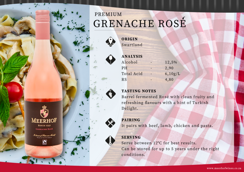 Meerhof Wines Meerhof Premium Grenache Rosé